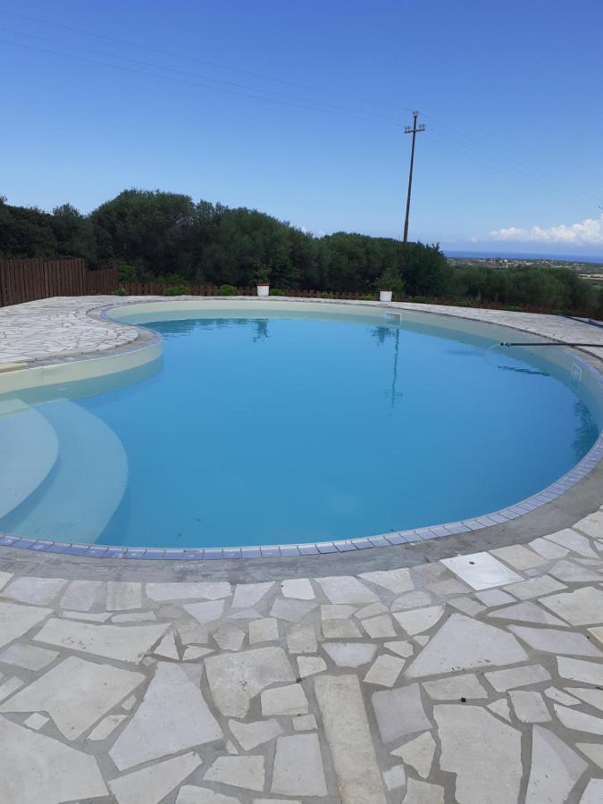 Agriturismo Gli Olivastri -Appartamento Bel Vedere Con Piscina ,Solarium E Vista Mare,Climatizzatore ,Wifi Альенту Экстерьер фото